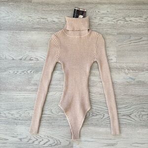 Naked Wardrobe, The Statement Collection, Ribbed Bodysuit NWT